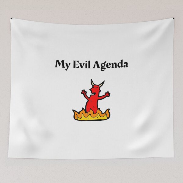 Item preview, My Evil Agenda - Funny design designed and sold by Theleochick.
