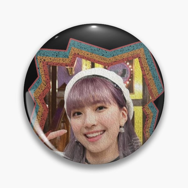 Item preview, Mayuka Ogou NiziU Mayuka Korean Kpop Retro Color Oil Paint Design designed and sold by Piosenka Art.