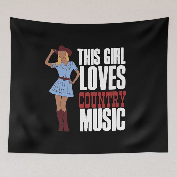 Item preview, This girl loves country music! designed and sold by HROC.