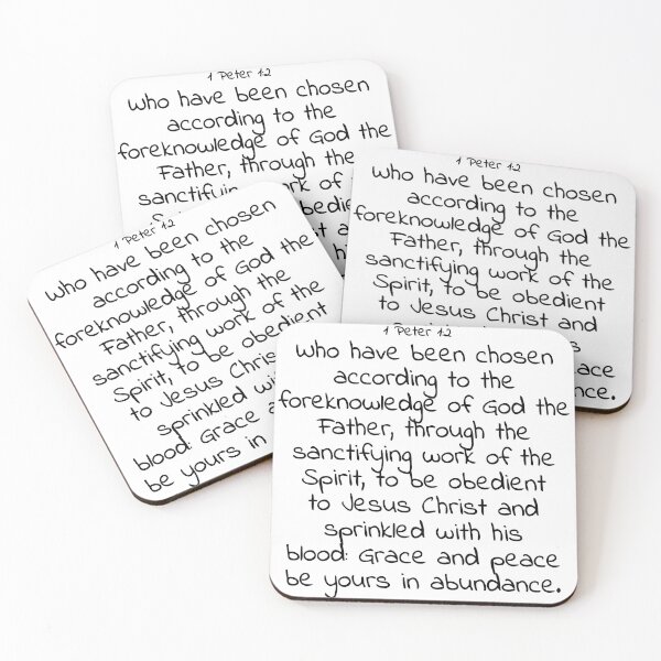 Item preview, Bible verse: 1 Peter 1:2 designed and sold by john-3-16.