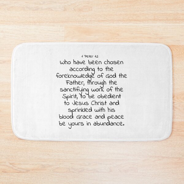 Item preview, Bible verse: 1 Peter 1:2 designed and sold by john-3-16.