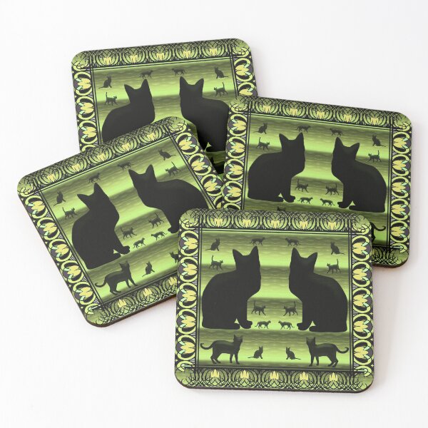 Item preview, Les Chats Noirs designed and sold by Elizabeth Austin-Craig.