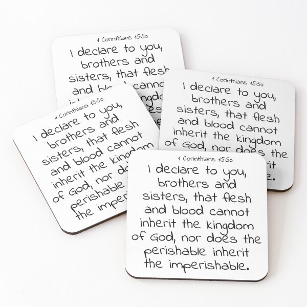 Item preview, Bible verse: 1 Corinthians 15:50 designed and sold by john-3-16.