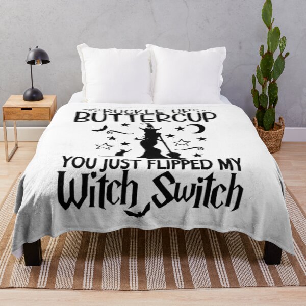 Item preview, Cat Buckle Up Buttercup You Just Flipped My Witch Switch designed and sold by ghazalish.