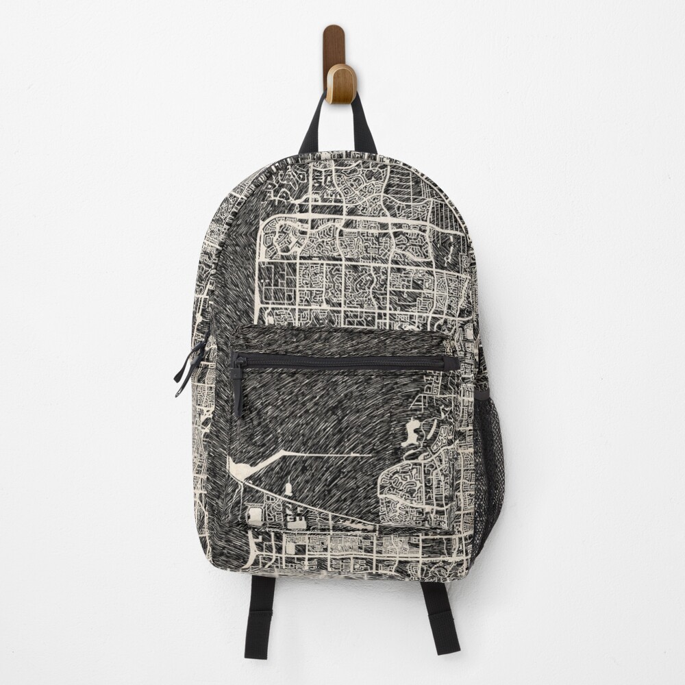Vista previa del artículo con la obra «Mochila», diseñado y vendido por InkMaps.