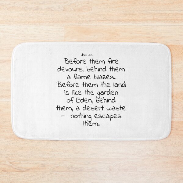 Item preview, Bible verse: Joel 2:3 designed and sold by john-3-16.