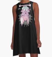 Vestido acampanado Batty sobre libros!