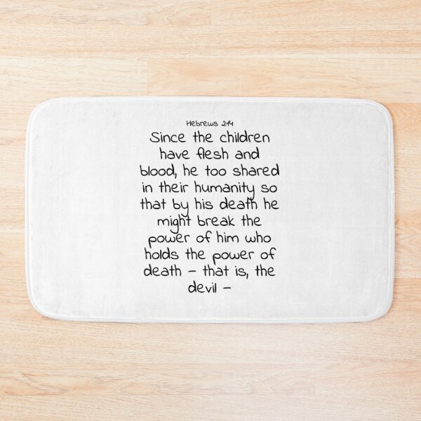 Item preview, Bible verse: Hebrews 2:14 designed and sold by john-3-16.