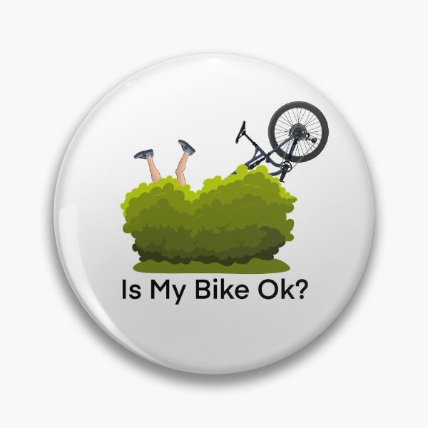 Item preview, Is my bike ok? funny mountain bike design designed and sold by Worldofcolour.