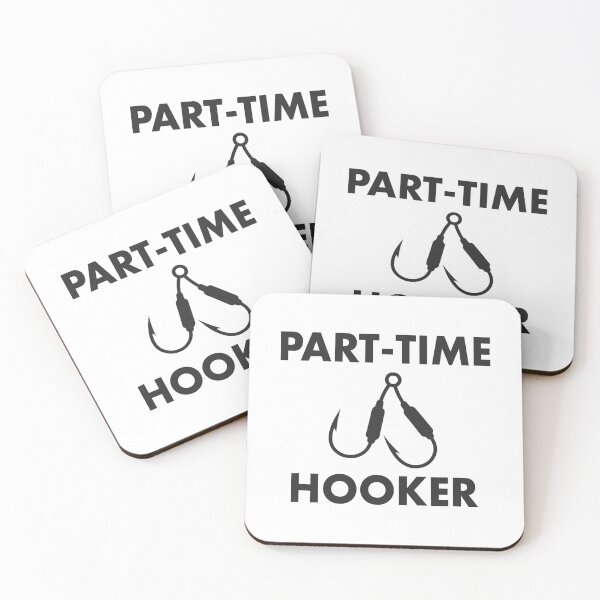 Item preview, Funny Fishing Design-Part Time Hooker-Fisherman designed and sold by WilliamQuinnell.