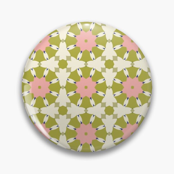 Item preview, Modern Star Flower Pattern Artwork 05 Color 01 designed and sold by Stefanie Boike.