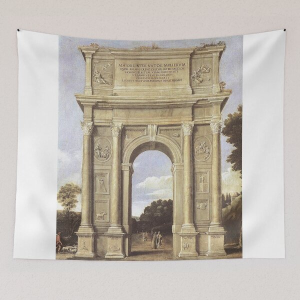 Aperçu de l'œuvre Domenichino - A Triumphal Arch of Allegories  créée et vendue par Vintage Designs +.