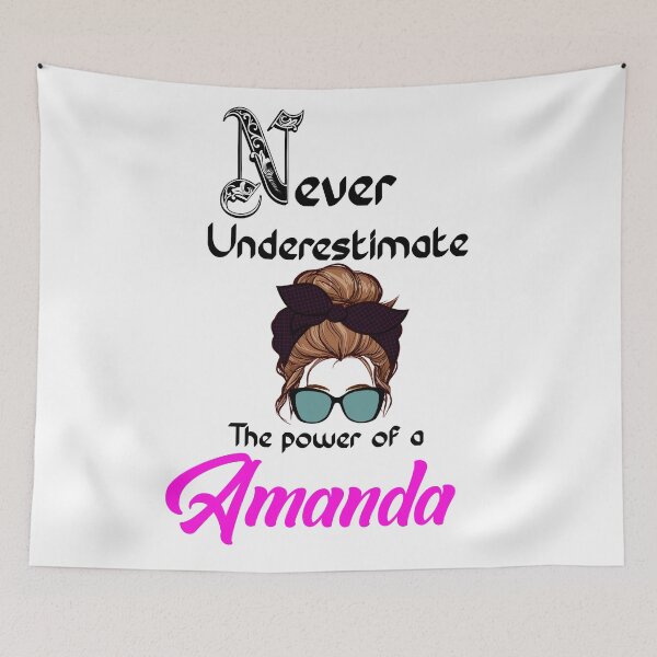 Item preview, Never underestimate the power of a Amanda designed and sold by Designs Of all kinds.