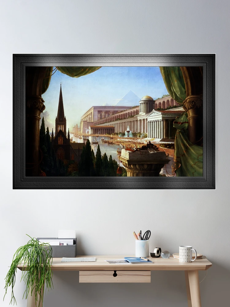 Architects Dream by Thomas Cole Classical Art Xzendor7 Old Masters Reproductions Wall Decor Poster Art Print