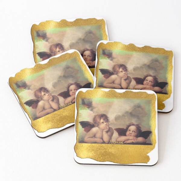 Item preview, Angels, Painting by Raphael Sanzio, with his Signature (ACCI)  designed and sold by VanyssaGraphics.