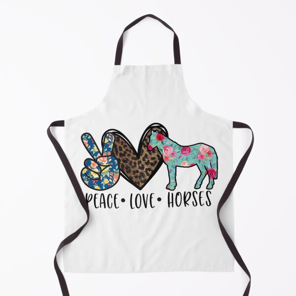 Item preview, Peace Love Horses Cute Horse Graphic for Women designed and sold by kossbus91.