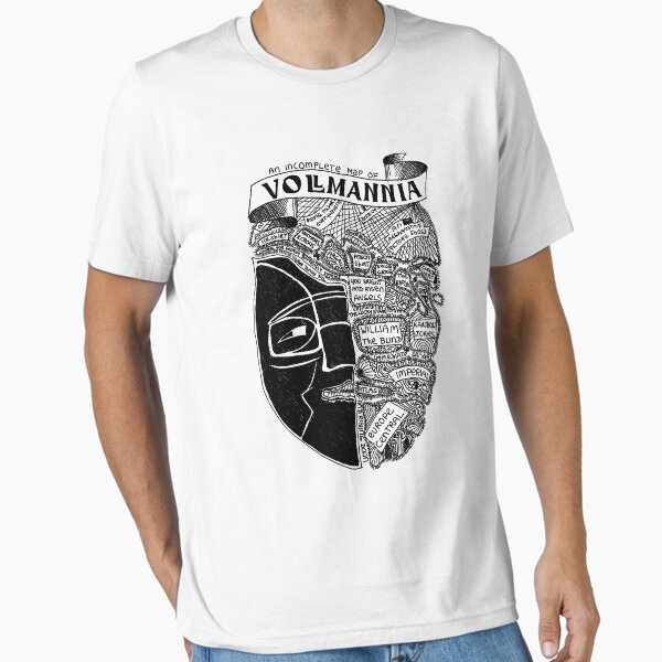 Vollmannia Print Black Essential T-Shirt
