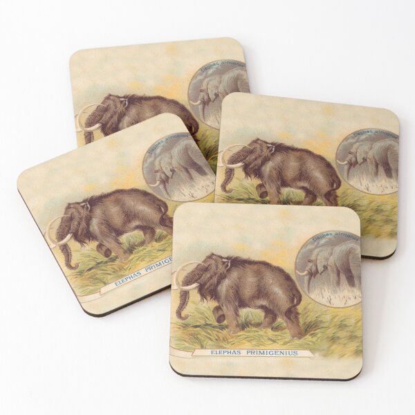 Item preview, Wooly Mammoth illustration designed and sold by Vintage Designs +.