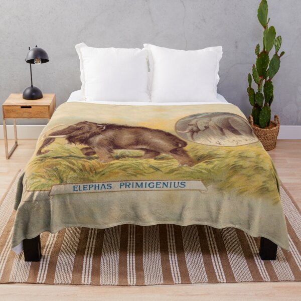 Item preview, Wooly Mammoth illustration designed and sold by Vintage Designs +.