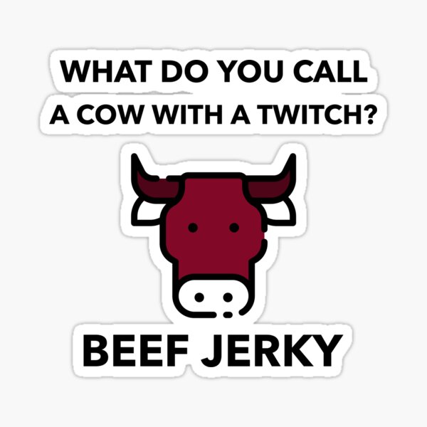 Item preview, Wie nennt man eine Kuh mit einem Zucken? designed and sold by TeesByConnor.