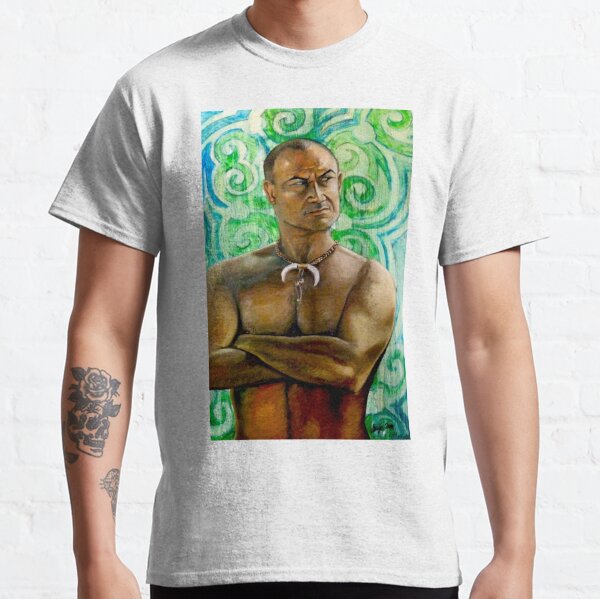 full length portrait of temuera morrison as a tattooed