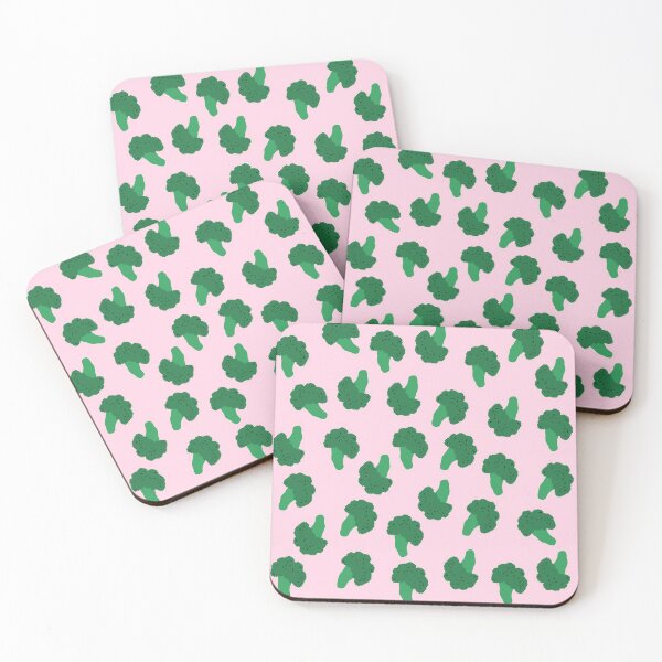 Item preview, Cute Broccoli on Pink Background designed and sold by kapotka.