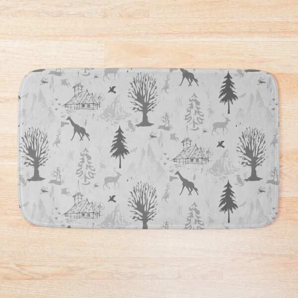 Item preview, botanical and animal based seamless pattern  designed and sold by hutofdesigns.