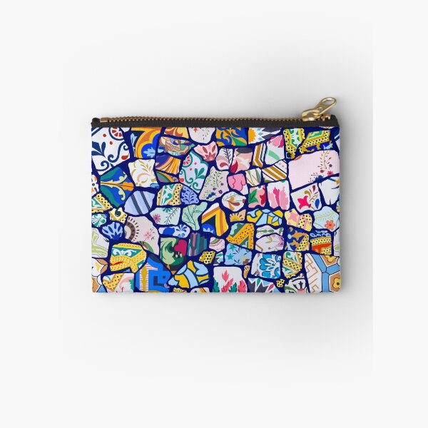 Item preview, Antoni Gaudi Multi Pattern print design - Dark Blue Background - Seamless pattern, Colourful, playful,  designed and sold by SemDesigns1.