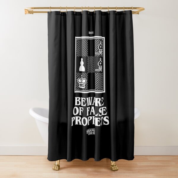 Beware of False Prophets Shower Curtain