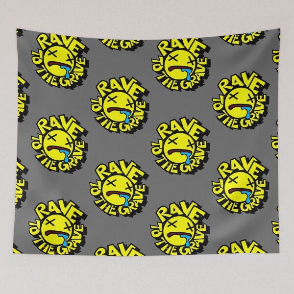 Item preview, Rave To The Grave designed and sold by OfficeShedInd.