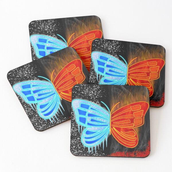 Item preview, Fire and Ice Butterfly designed and sold by AbicArtsStudio.