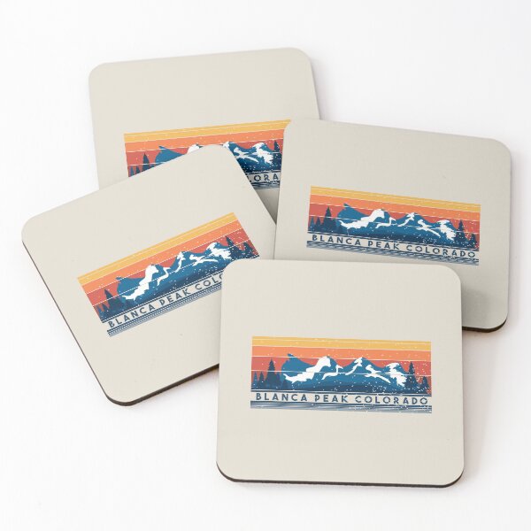 Item preview, Vintage Retro Blanca Peak Colorado Mountains Sunset designed and sold by Dexter Freeman.