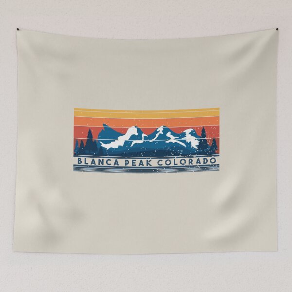 Item preview, Vintage Retro Blanca Peak Colorado Mountains Sunset designed and sold by Dexter Freeman.