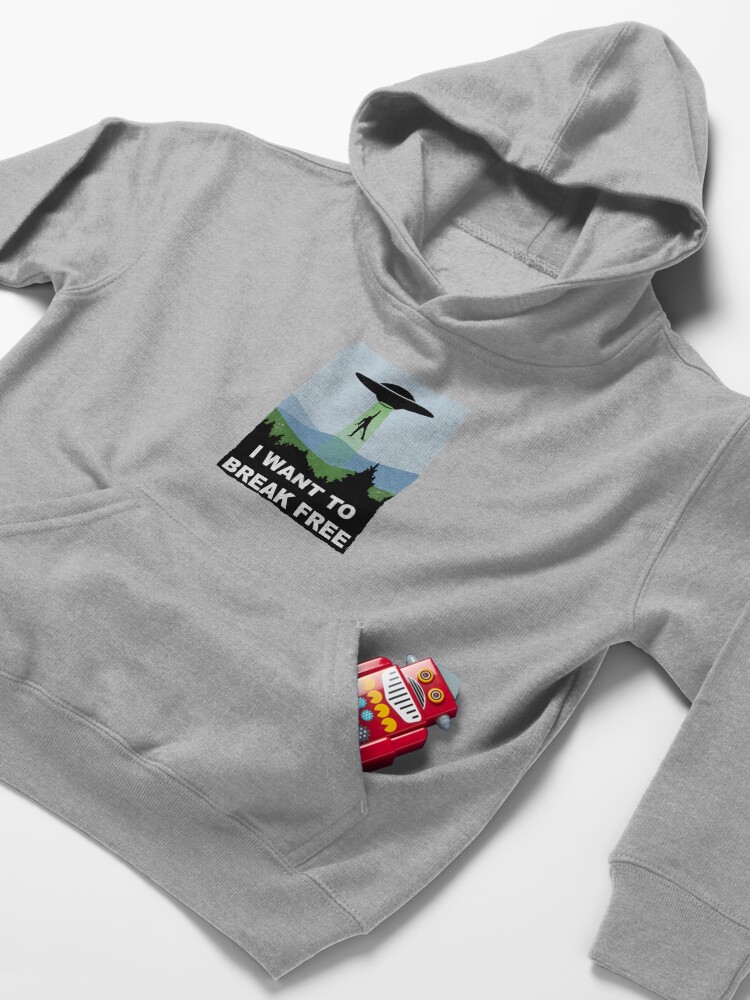 Alternate view of I Want to Break Free - Freddie Returns to Mercury Kids Pullover Hoodie