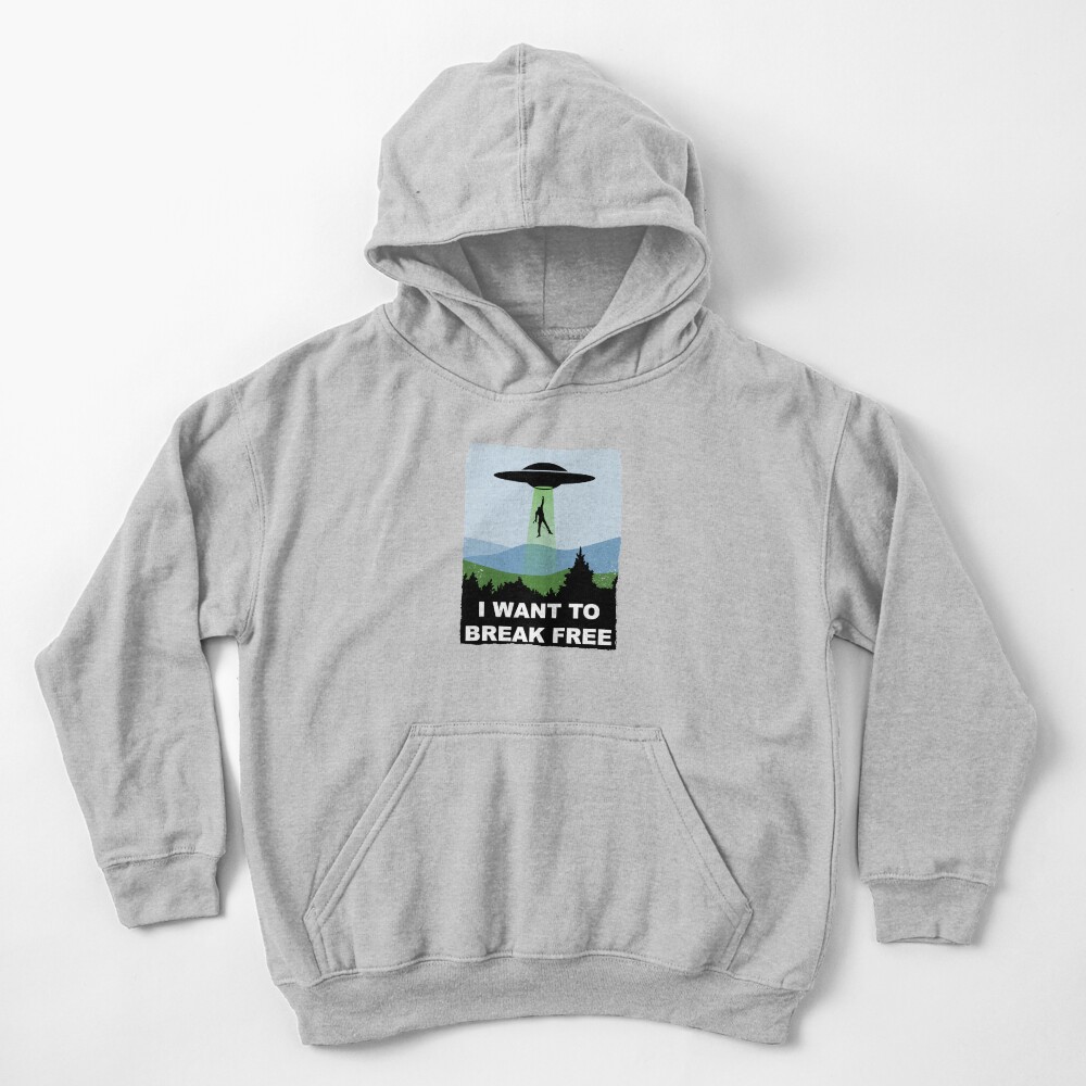 I Want to Break Free - Freddie Returns to Mercury Kids Pullover Hoodie