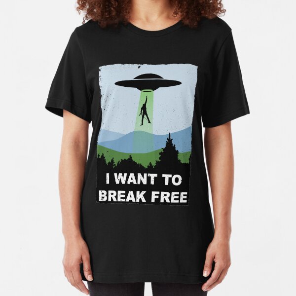 I Want to Break Free - Freddie Returns to Mercury Slim Fit T-Shirt