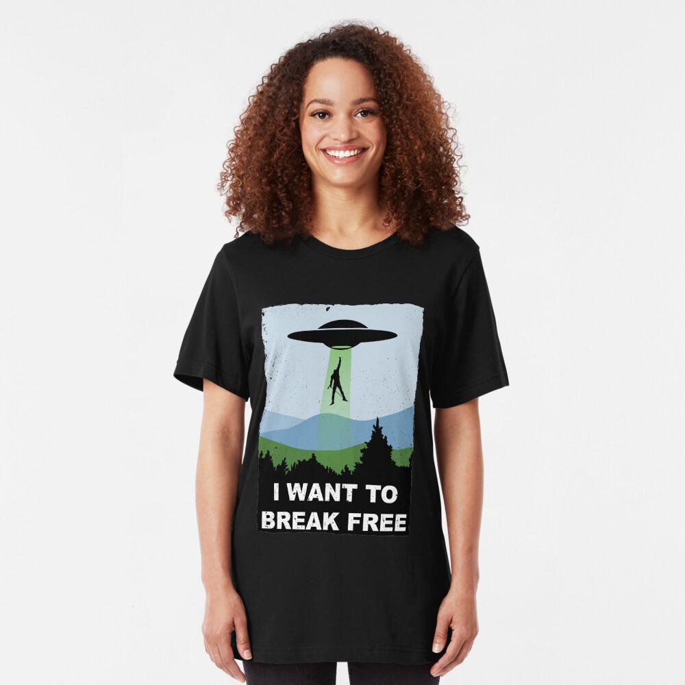 I Want to Break Free - Freddie Returns to Mercury Slim Fit T-Shirt
