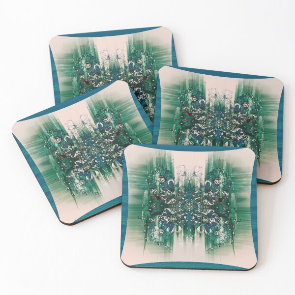 Item preview, Fleurs Vertes Fondantes designed and sold by Elizabeth Austin-Craig.