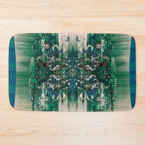 Item preview, Fleurs Vertes Fondantes designed and sold by Elizabeth Austin-Craig.
