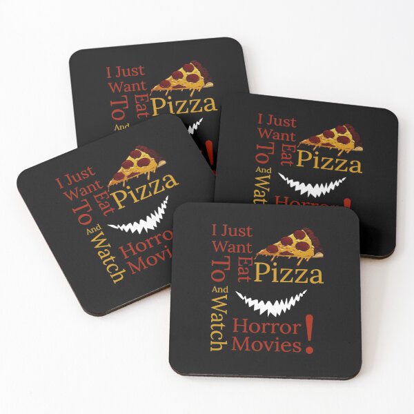 Item preview, I Just Want To Eat Pizza Ans Watch Horror Movies  designed and sold by KAKUZAKI.