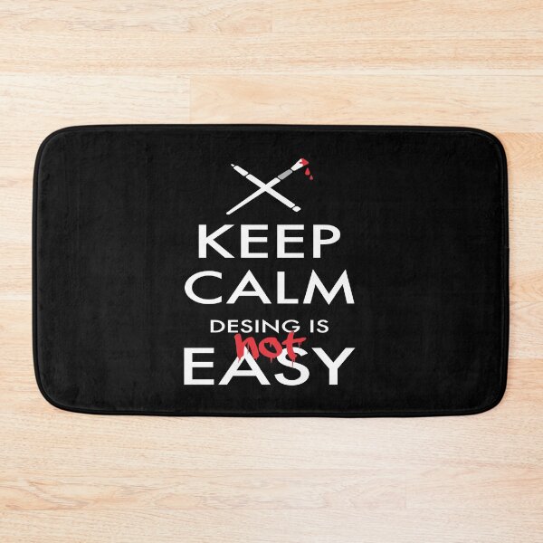 Item preview, Keep calm design is not easy designed and sold by FreeMood.