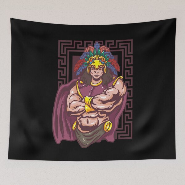 Item preview, Native Mexican Ancient Warrior Aztec designed and sold by FalkDania.