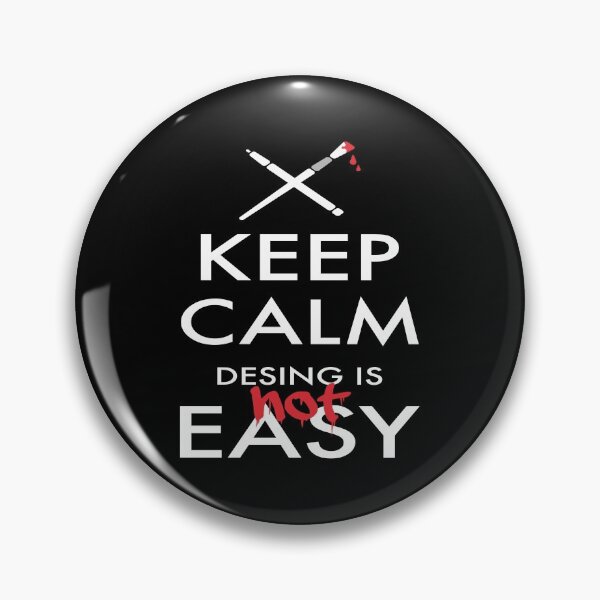 Item preview, Keep calm design is not easy designed and sold by FreeMood.