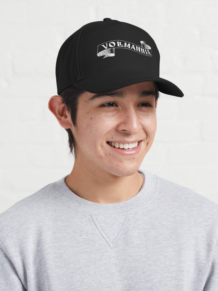 Thumbnail 3 of 7, Cap, Vollmannia Logo Type Black designed and sold by Strollology.