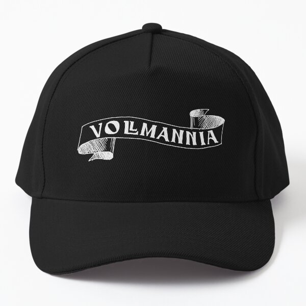 Vollmannia Logo Type Black Baseball Cap