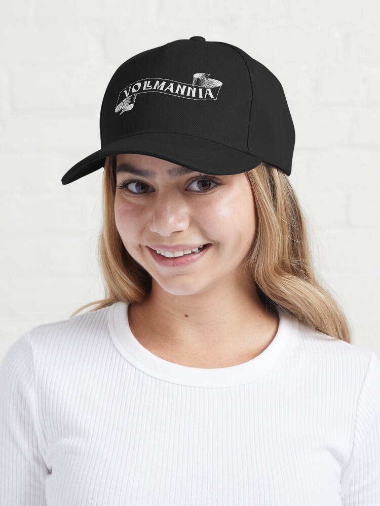 Thumbnail 6 of 7, Cap, Vollmannia Logo Type Black designed and sold by Strollology.