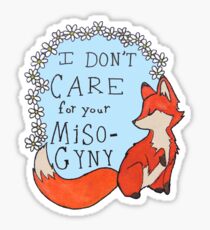 Feminist Fox Sticker