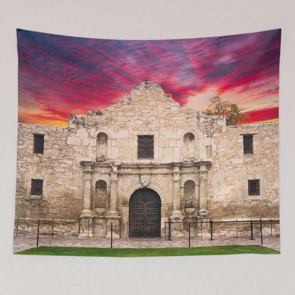 Item preview, The Alamo San Antonio Tx Evening Sunset designed and sold by Piper-Deals.
