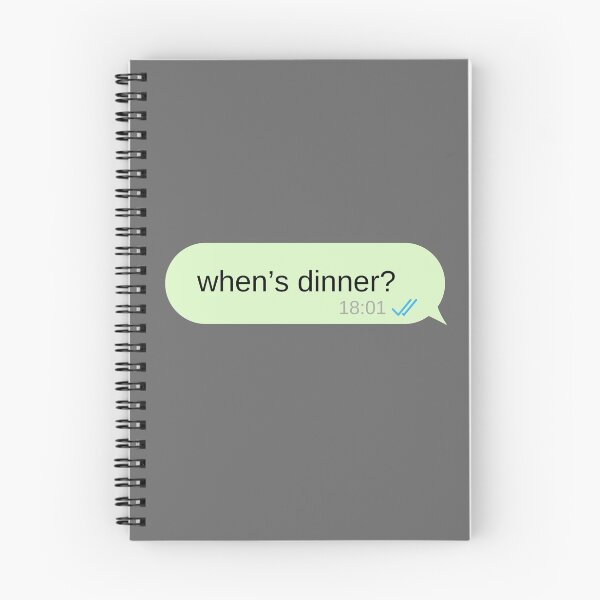Item preview, Whens dinner text message  designed and sold by choceclairs.