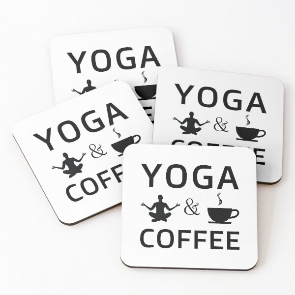 Item preview, Yoga and coffee - Coffee and yoga lovers designed and sold by Alice-Elgawi.
